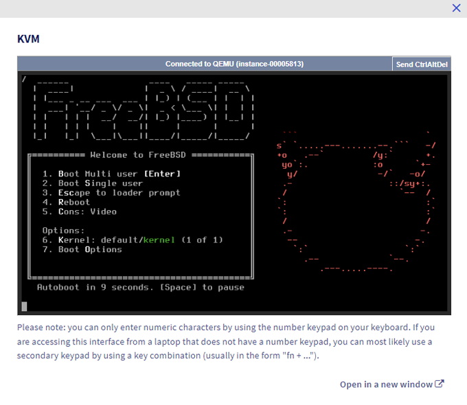 Inštalácia FreeBSD z ISO na OVH VPS