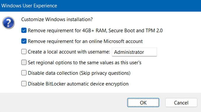 Inštalácia Windows 11 bez obmedzení Inštalácia Windows 11 bez obmedzení
